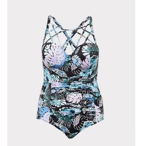 TROPICAL SLIM FIX PUSH-UP ONE-PIECE SWIMSUIT 00